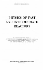 <em>PHYSICS</em> OF FAST AND INTERMEDIATE REACTORS I