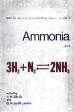 fertilizer <em>science</em> and <em>technology</em> series-Volume 2 AMMONIA PART II