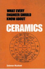 WHAT EVERY ENGINEER SHOULD KNOW <em>ABOUT</em> CERAMICS