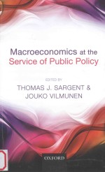 macroeconomics at the service <em>of</em> public policy