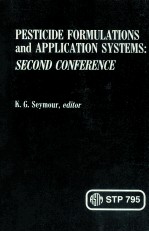 ASTM SPECIAL TECHNICAL PUBLICATION 795 PESTICIDE FORMULATIONS AND APPLICATION SYSTEMS:<em>SECOND</em> CONFERE