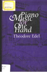 PIANO MUSI<em>C </em>FOR ONE HAND