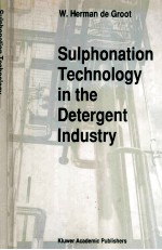Sulphonation Technology <em>in</em> the Detergent <em>In</em>dustry