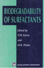 Biodegradability <em>of</em> Surfactants