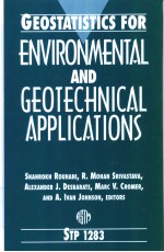 GEOSTATISTICS <em>FOR</em> ENVIRONMENTAL <em>AND</em> GEOTECHNICAL APPLICATIONS