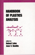<em>HANDBOOK</em> OF PLASTICS ANALYSIS