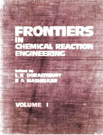 Frontiers in Chemical Reaction <em>Engineering</em> <em>VOLUME</em> I