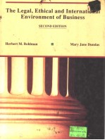 The Legal Ethical and International Environment of Business(Second <em>Edition</em>)