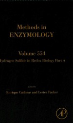 <em>methods</em> in enzymology volume 554 hydrogen sulfide in redox biology part a