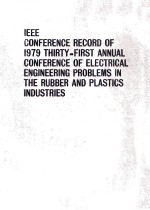 IEEE CONFERENCE RECORD OF 1979 THIRTY-FIRST ANNUAL CONFERENCE OF ELECTRICAL <em>ENGINEERING</em> PROBLEMS IN 