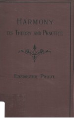 HARMONY:ITS <em>THEORY</em> <em>AND</em> <em>PRACTICE</em>