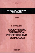 SOLID-LIQUID <em>SEPARATION</em> <em>PROCESSES</em> AND TECHNOLOGY