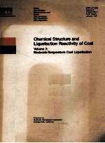 Chemical Structure and Liquefaction Reactivity <em>of</em> Coal Volume 1:Moderate-Temperature Coal Liquefacti