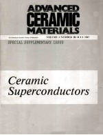 Ceramic Superconductors <em>Advanced</em> Ceramic Materials Special Supplementary Issue Volume 2