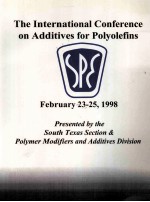<em>The</em> International Conference on Additives <em>for</em> Polyolefins