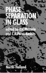 PHASE <em>SEPARATION</em> IN GLASS