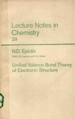 LECTURE <em>N</em>OTES I<em>N</em> CHEMISTRY 29 U<em>N</em>IFIED VALE<em>N</em>CE BO<em>N</em>D THEORY OF ELECTRO<em>N</em>IC STRUCTURE