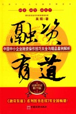 融资有道  中国中小企业融资操作<em>技巧</em>大全与精品案例解析  最新修订精华版