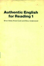AUTHENTIC <em>ENGLISH</em> <em>FOR</em> <em>READING</em> 1