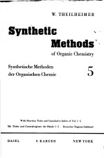 SYNTHETIC <em>METHODS</em> <em>OF</em> ORGANIC CHEMISTRY VOL 5