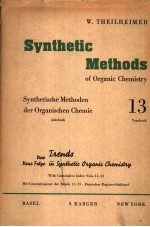 SYNTHETIC <em>METHODS</em> <em>OF</em> ORGANIC CHEMISTRY VOL 13