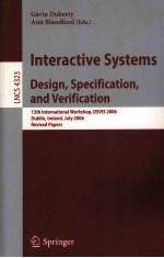 <em>Lecture</em> <em>Notes</em> <em>in</em> <em>Computer</em> <em>Science</em> 4323 <em>In</em>teractive Systems Design