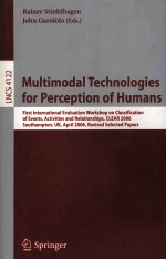 Lec<em>tu</em>re No<em>te</em>s in Compu<em>te</em>r Science 4122 Mul<em>ti</em>modal <em>Te</em>chnologies for Percep<em>ti</em>on of Humans Firs<em>t </em>In<em>te</em>rn
