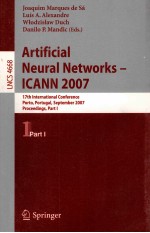 Lecture Notes in Computer <em>Science</em> 4668 Artificial Neural Networks-ICANN 2007 17th International Conf