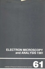 ELECTRON <em>MICROSCOPY</em> AND ANALYSIS  1981