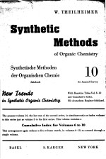 SYNTHETIC <em>METHODS</em> <em>OF</em> ORGANIC CHEMISTRY VOL 10