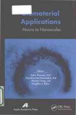 Biomaterial applications <em>macro</em> to nanoscales