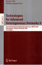 <em>Lecture</em> <em>Notes</em> <em>in</em> <em>Computer</em> <em>Science</em> 4311 Technologies for Advanced Heterogeneous Networks II <em>Second</em> As