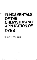 <em>Fundamentals</em> <em>of</em> the Chemistry and Application <em>of</em> Dyes