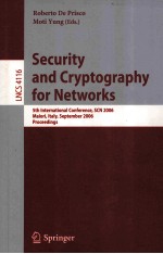 Lecture Notes in Computer <em>Science</em> 4116 Security and Cryptography for Networks 5th International Conf
