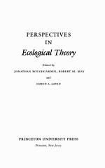 PERSPECTIVES <em>IN</em> ECO<em>LOGIC</em>AL <em>THEORY</em>