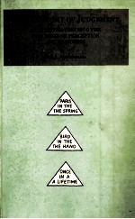 <em>THE</em> ANATOMY OF JUDGEMENT