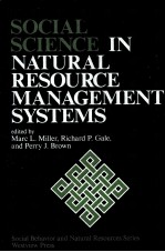 Social <em>science</em> in natural resource <em>management</em> systems