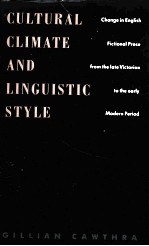 CULTURAL CLIMATE AND <em>LINGUISTIC</em> ATYLE