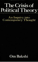 <em>THE</em> CRISIS <em>OF</em> POLITICAL <em>THE</em>ORY