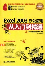 <em>Excel</em> <em>2003</em>办公应用实战从入门到精通  超值版