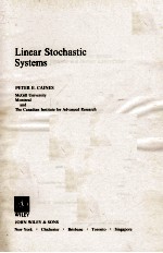 LINEAR STOCHASTIC <em>SYSTEMS</em>