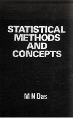 STATISTICAL <em>METHODS</em> AND CONCEPTS