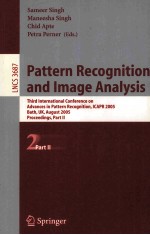Lecture Notes in Computer <em>Science</em> 3687 Pattern Recognition and Image Analysis Third International Co