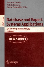 Lecture Notes in Computer Science 3180 Database and <em>Expert</em> <em>Systems</em> Applications 15th International C