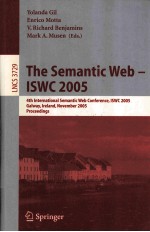 Lecture Notes in Computer Science 3729 <em>The</em> Semantic Web-ISWC 2005