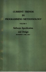 CURRENT TRENDS IN PROGRAMMING METHODOLOGY  <em>Software</em> Specification <em>and</em> Design  Vol.1