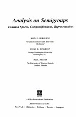 ANALYSIS <em>ON</em> SEMIGROUPS