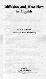 DIFFUSION AND HEAT FLOW <em>IN</em> LIQUIDS