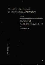 GMELIN <em>HANDBOOK</em> <em>OF</em> INORGANIC CHEMISTRY