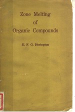 ZONE MELTING O<em>F</em> ORGANIC COMPOUNDS